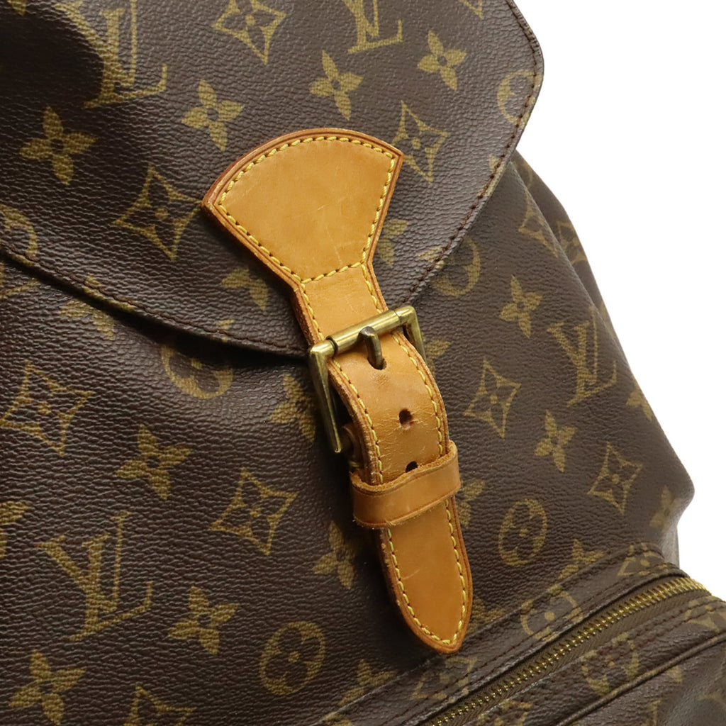 Louis Vuitton Brown Pvc Backpack Shoulder Bag (Pre-Owned)