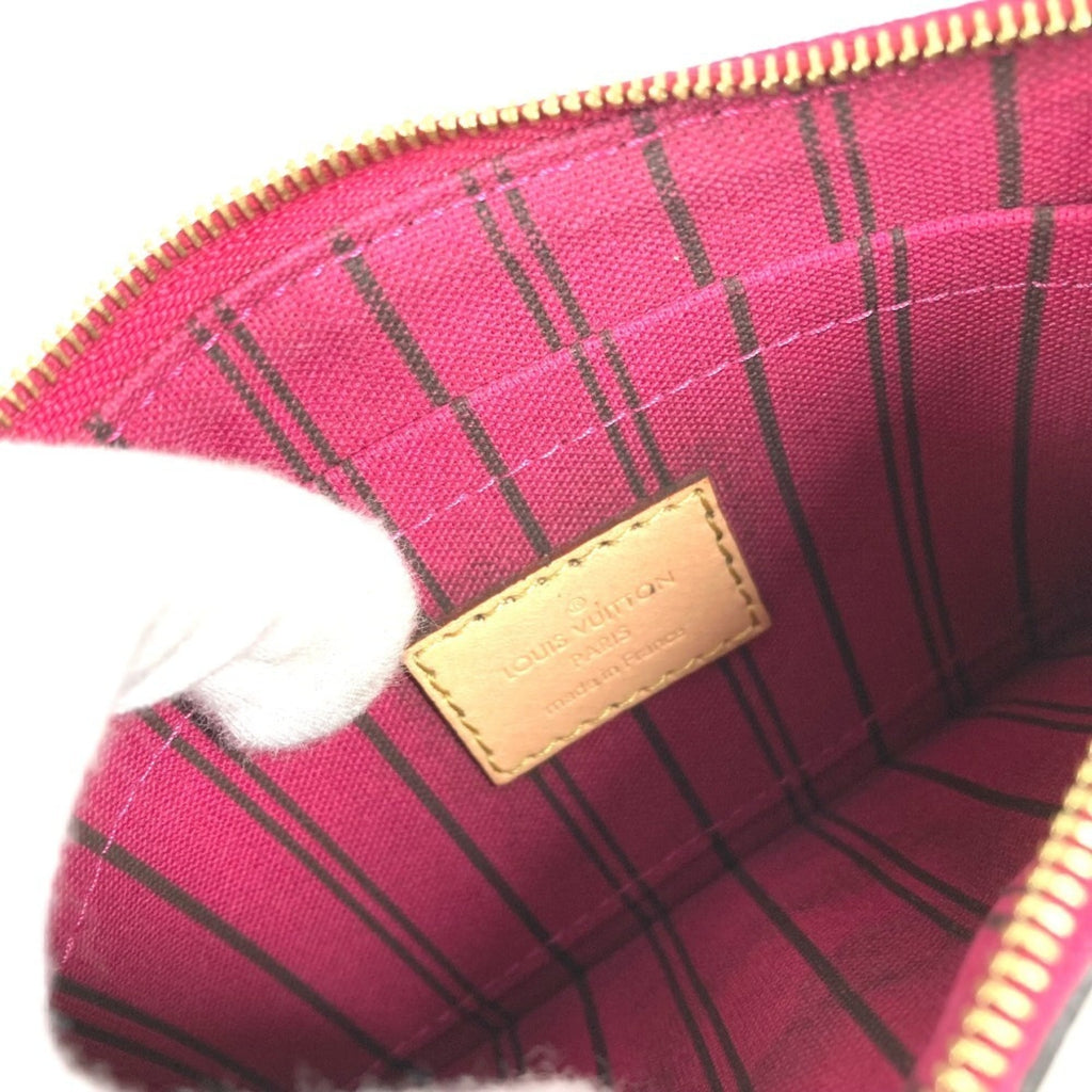 Louis Vuitton Brown Monogram Pink Monogram Clutch Bag Pouch (Pre-Owned)