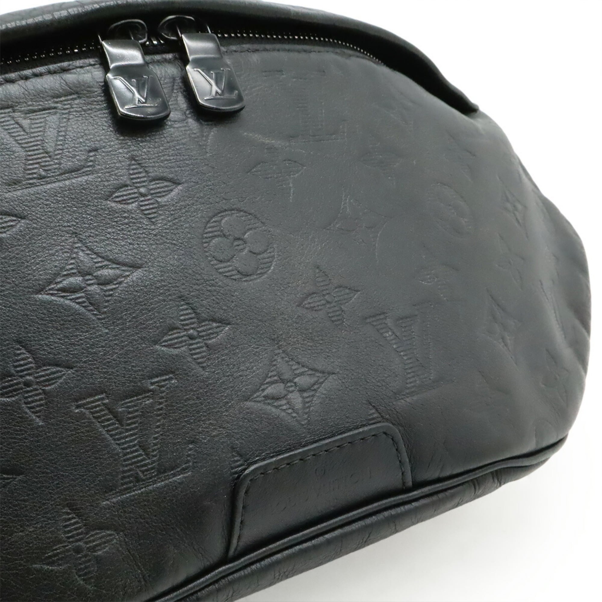Louis Vuitton Black Noir Monogram Shadow Fanny Pack (Pre-Owned)