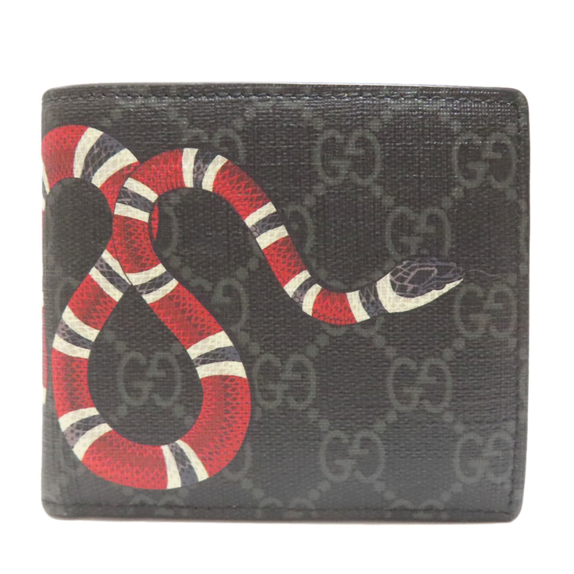Gucci Black Pvc Wallet (Bi-Fold) (Pre-Owned)