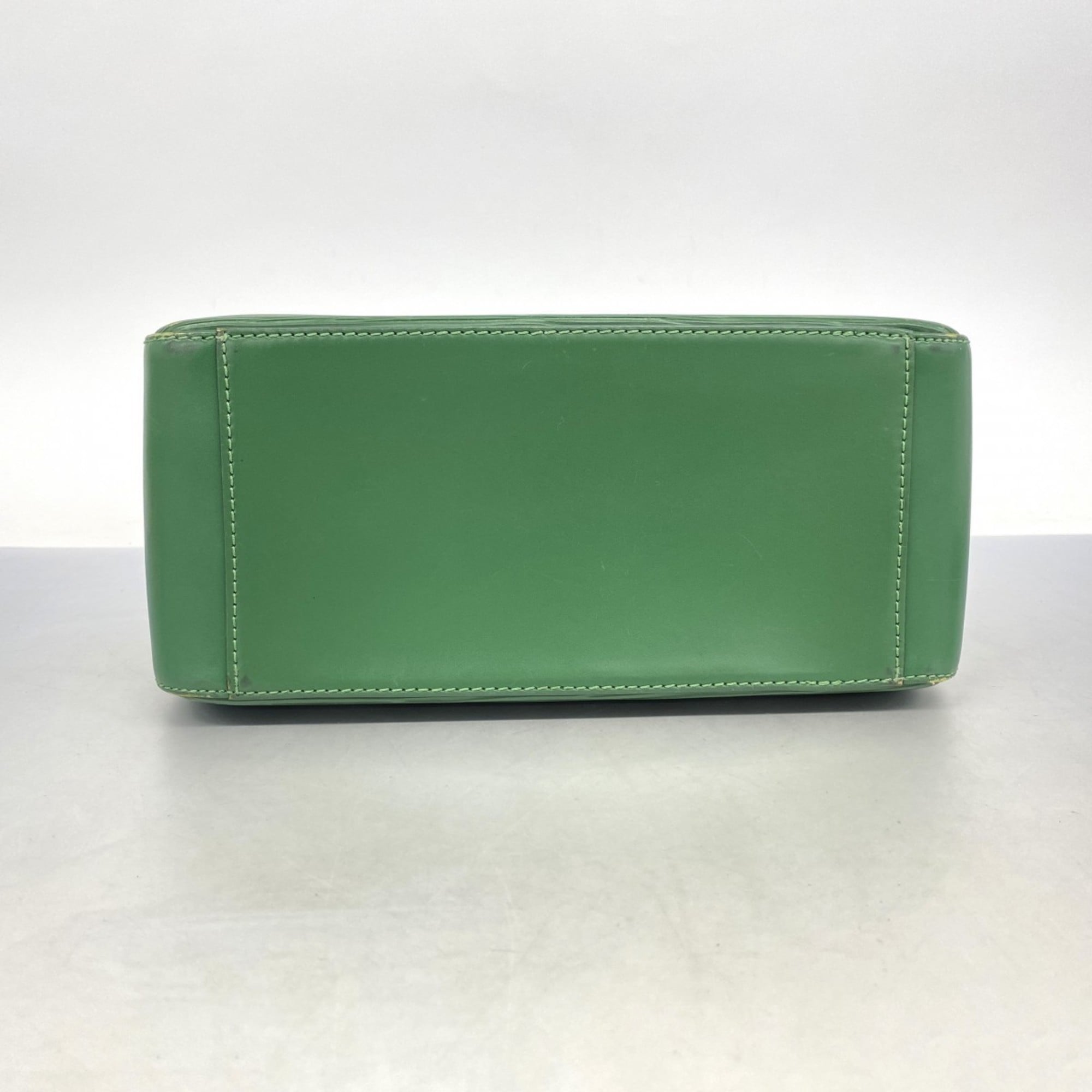 Louis Vuitton Borneo Green Handbag (Pre-Owned)