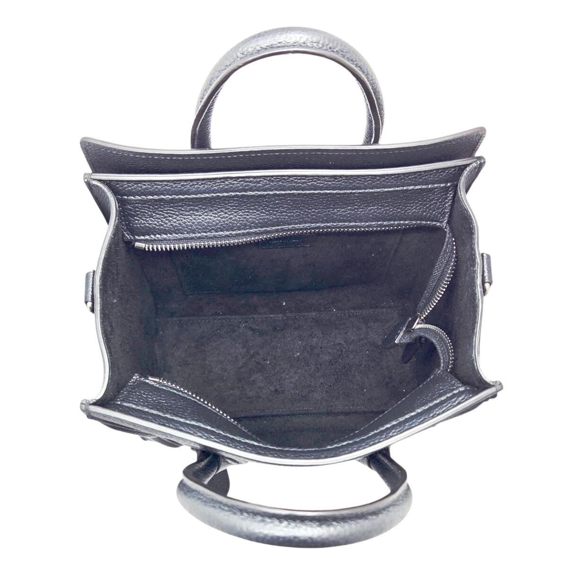 Celine Black Leather Handbag (Pre-Owned)