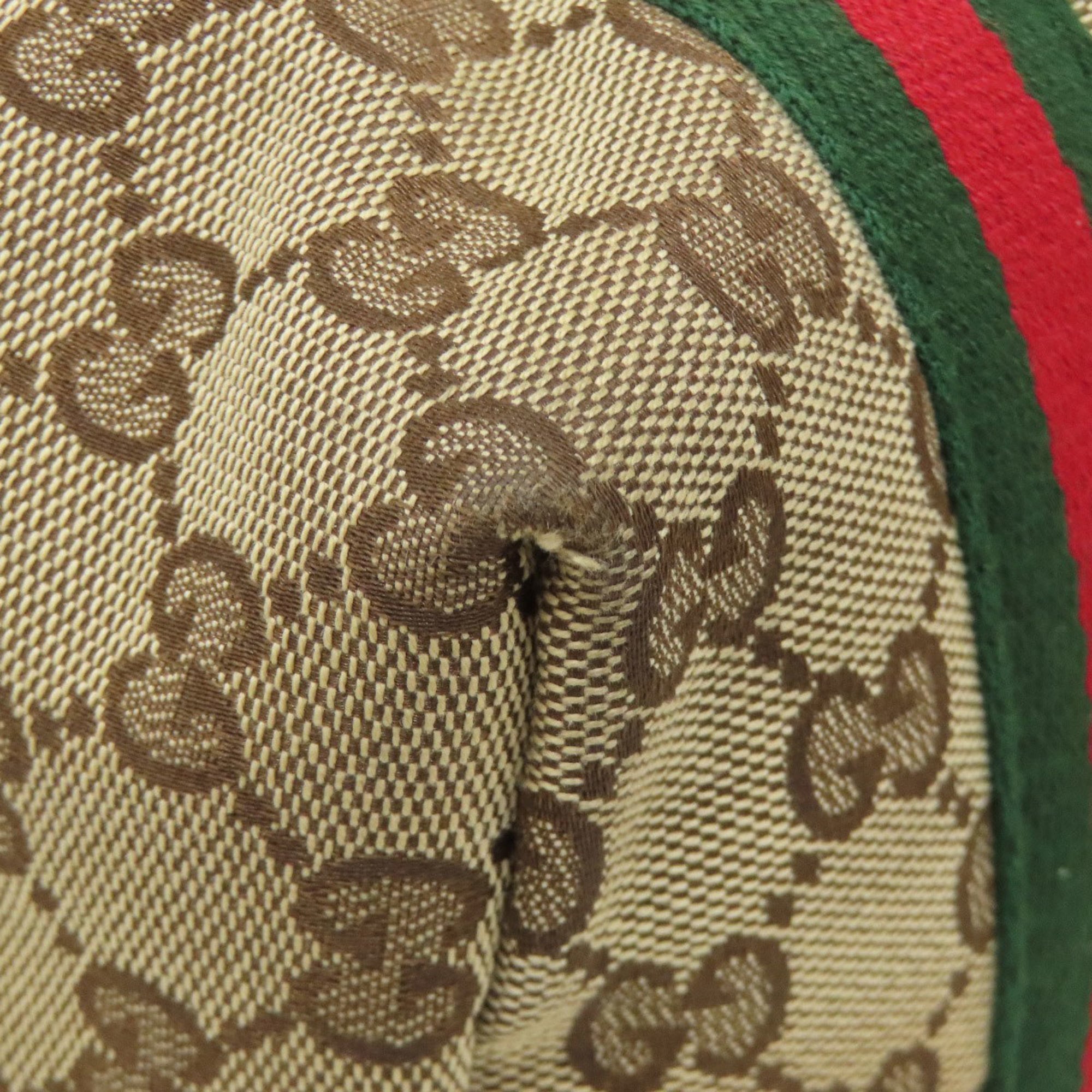 Gucci Brown Canvas Tote Bag (Pre-Owned)