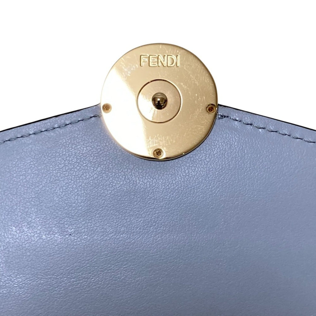 Fendi Light Gray Long Wallet (Bi-Fold) (Pre-Owned)