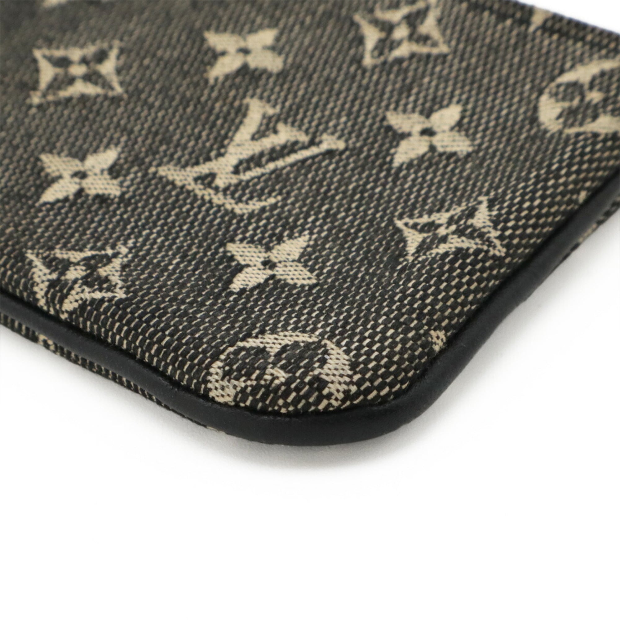 Louis Vuitton Noir Canvas Coin Purse/Coin Case (Pre-Owned)