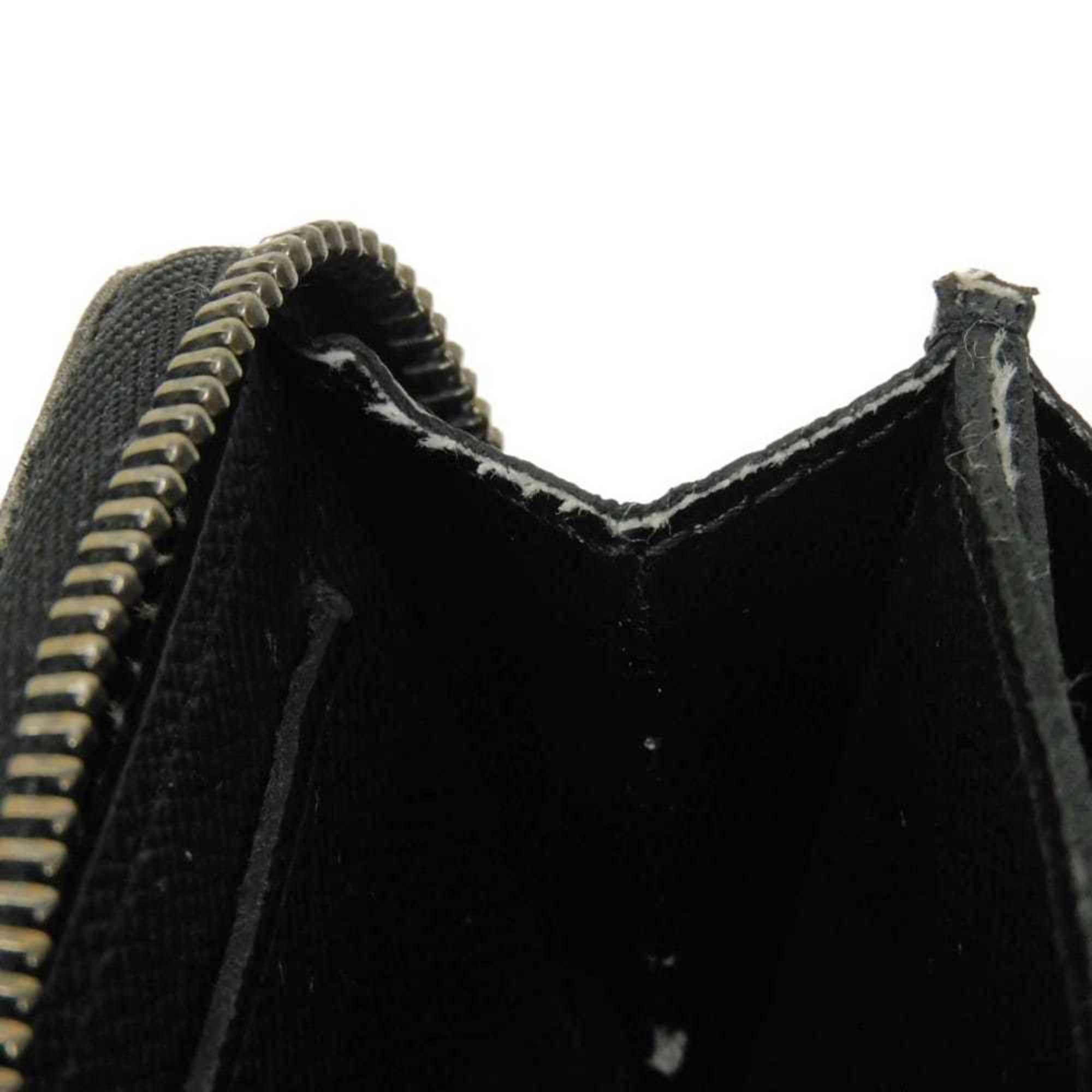 Louis Vuitton Black Noir Monogram Eclipse Canvas Leather Coin Purse/Coin Case (Pre-Owned)