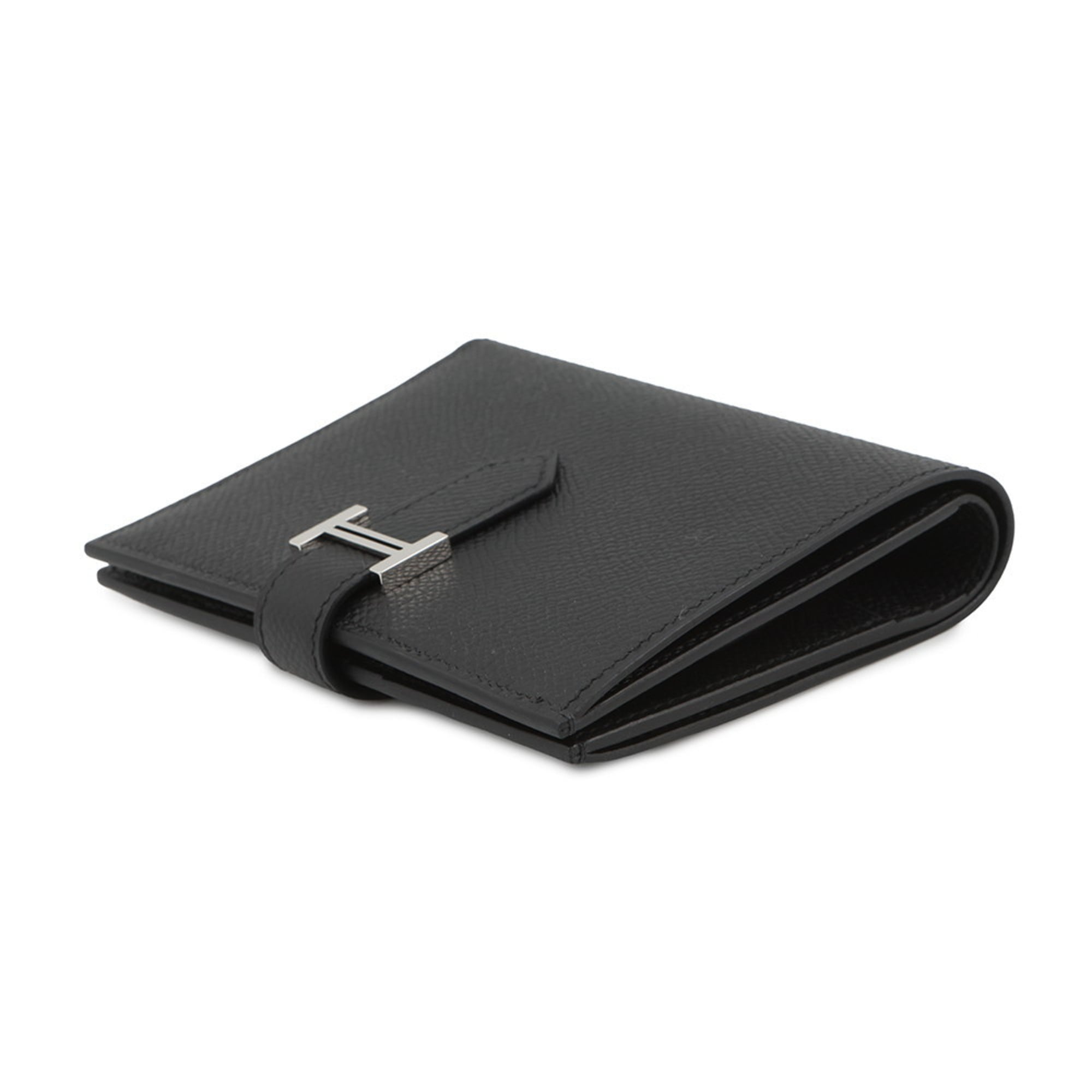 Hermes Black Epsom Leather Wallet (Bi-Fold) (Pre-Owned)
