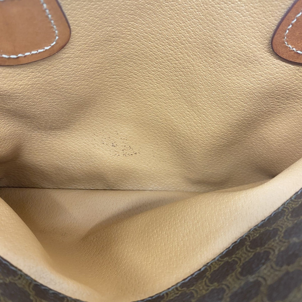 Celine Brown Pvc Handbag (Pre-Owned)