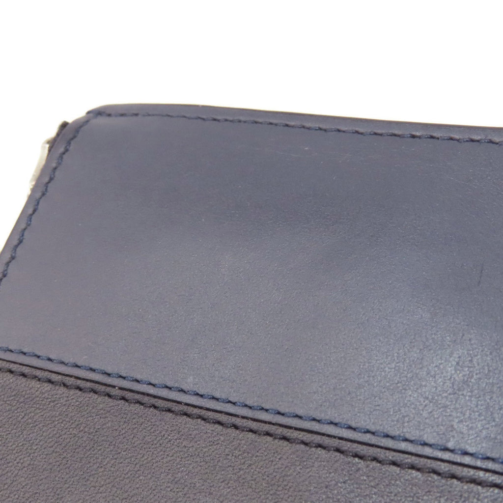 Loewe Black Navy Leather Wallet (Bi-Fold) (Pre-Owned)