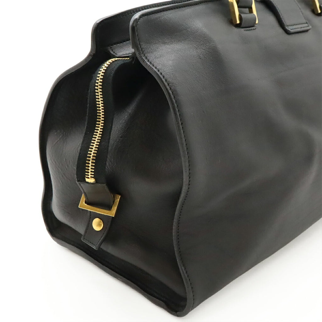 Yves Saint Laurent Black Leather Handbag (Pre-Owned)