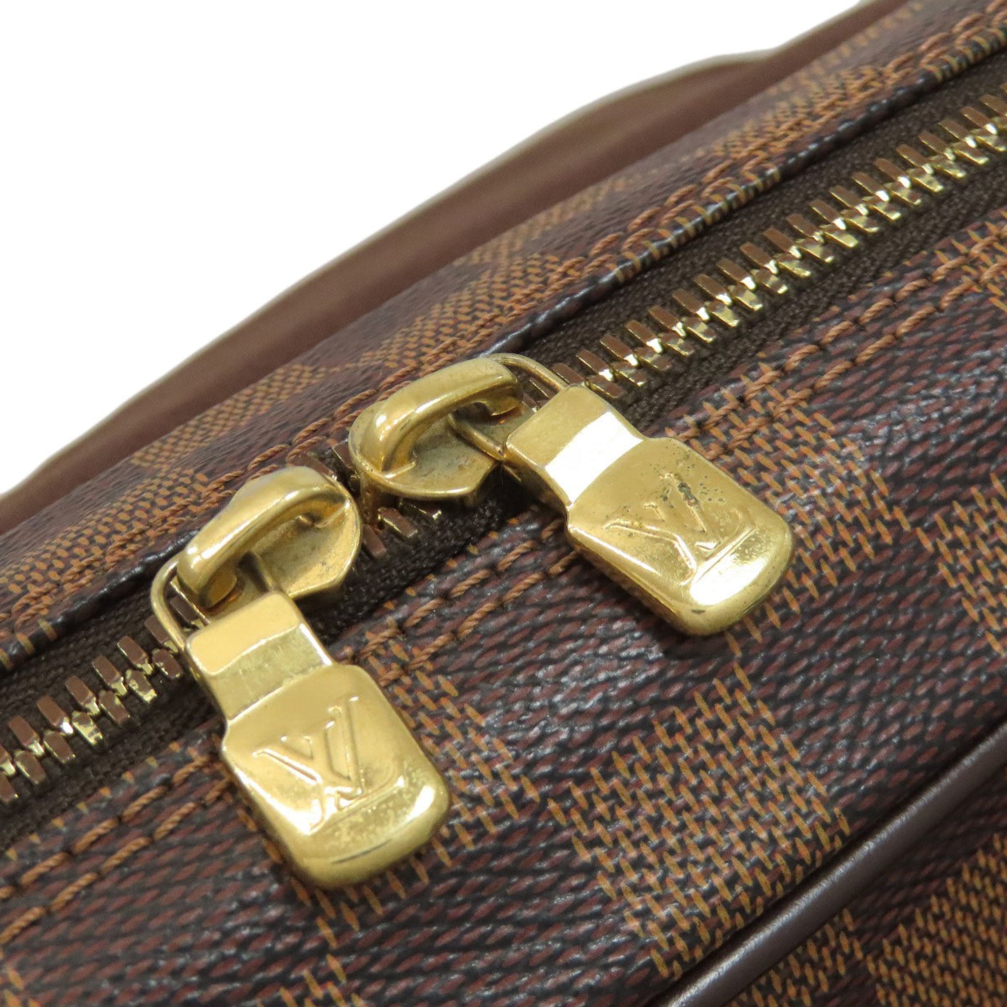 Louis Vuitton Damier Canvas Ebene Damier Canvas Shoulder Bag (Pre-Owned)