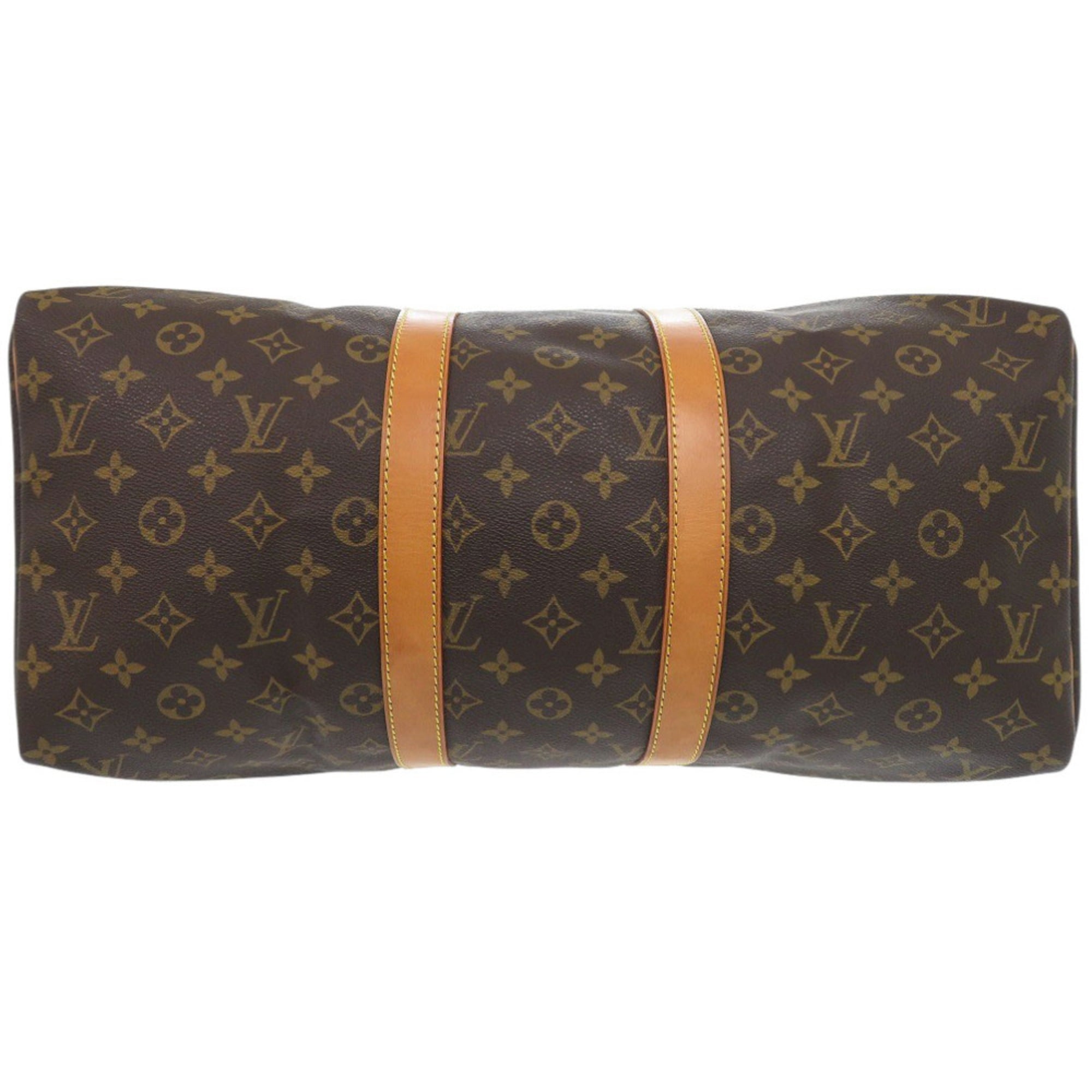 Louis Vuitton Brown Monogram Canvas Boston Bag (Pre-Owned)