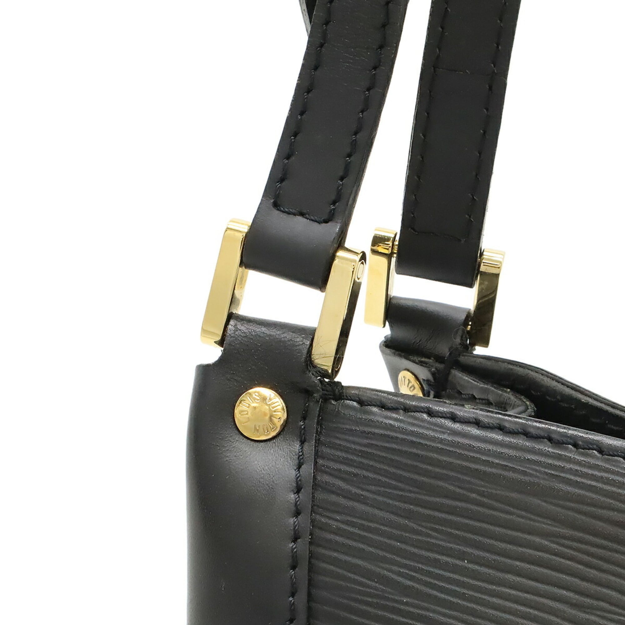 Louis Vuitton Epi Black Noir Epi Leather Shoulder Bag (Pre-Owned)