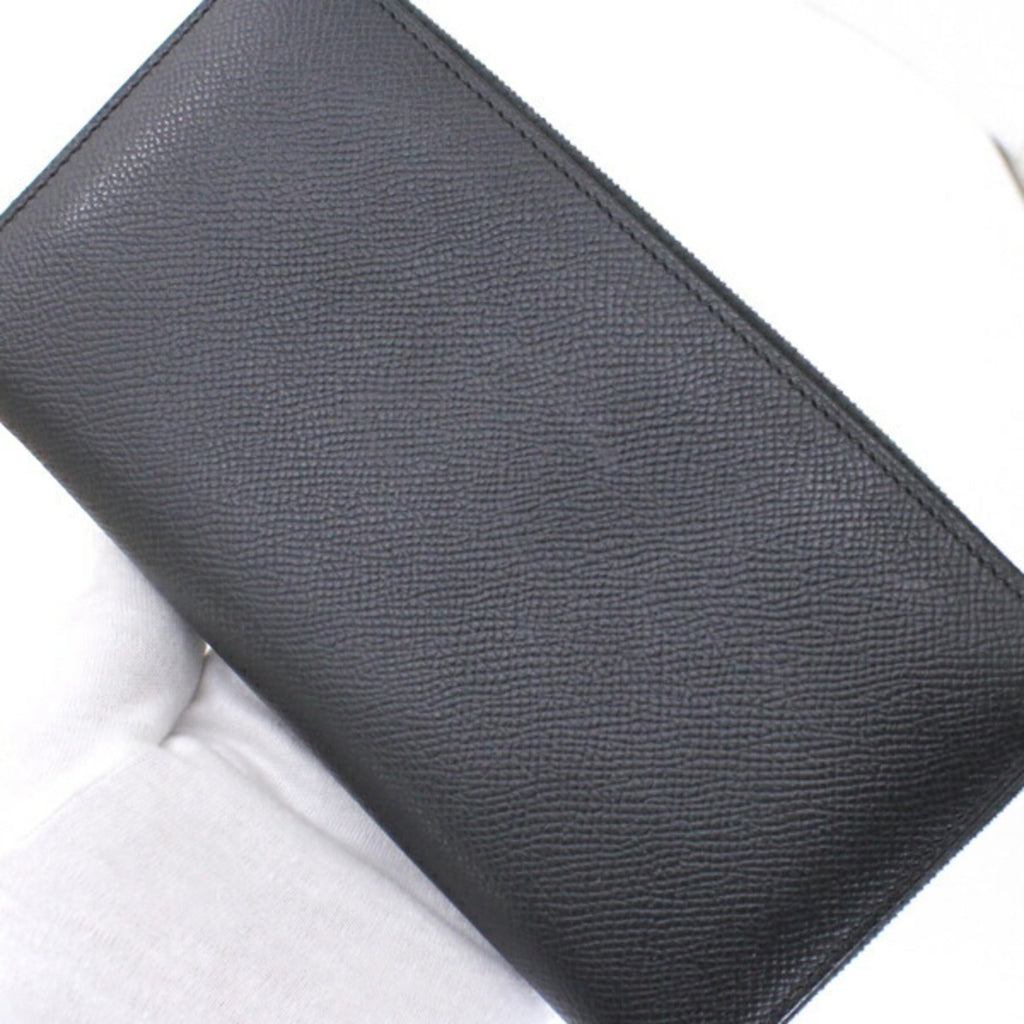 Hermes Black Epsom Leather Long Wallet (Bi-Fold) (Pre-Owned)