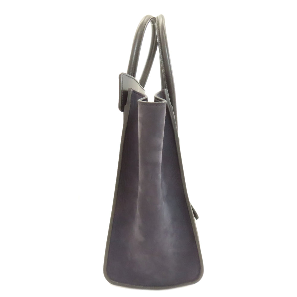 Celine Black Green Leather Handbag (Pre-Owned)