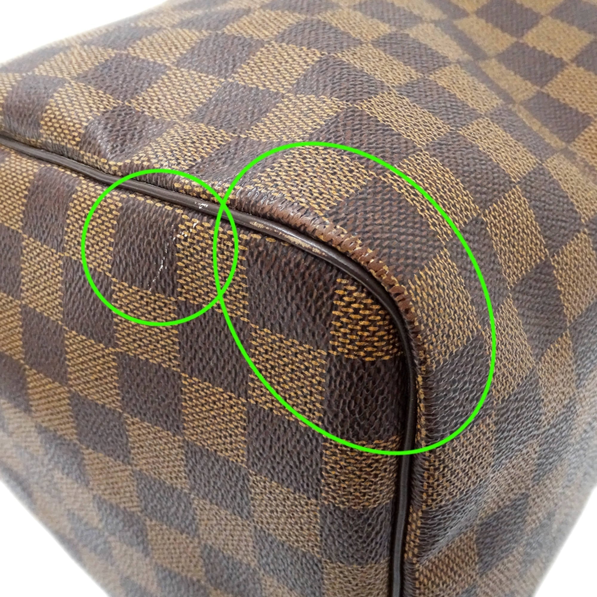 Louis Vuitton Damier Canvas Ebene Damier Canvas Handbag (Pre-Owned)