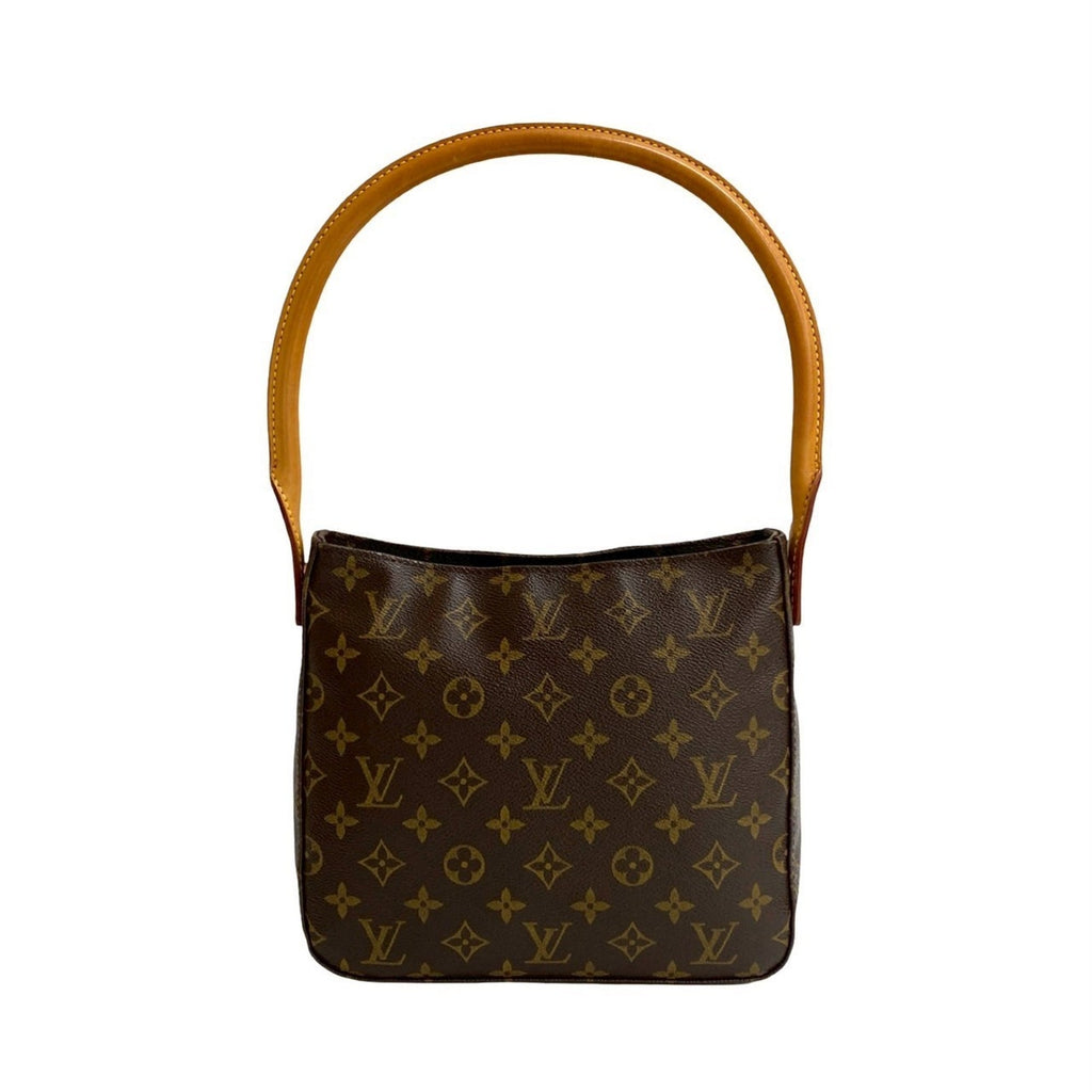 Louis Vuitton Brown Leather Pvc Shoulder Bag Tote Bag (Pre-Owned)