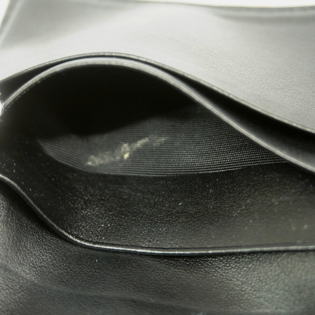 Celine Black Leather Wallet (Tri-Fold) (Pre-Owned)