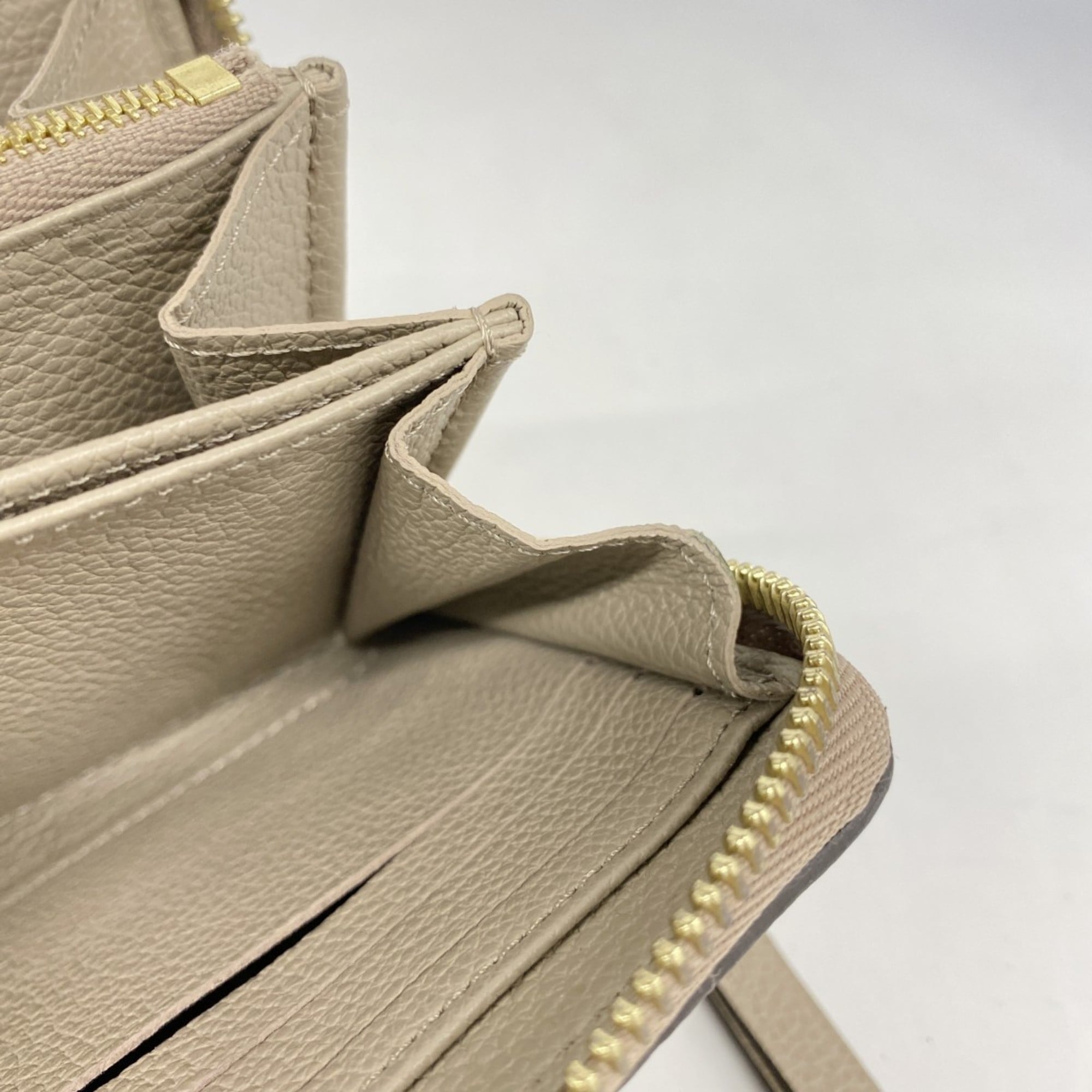 Louis Vuitton Cream Tourterelle Long Wallet (Bi-Fold) (Pre-Owned)