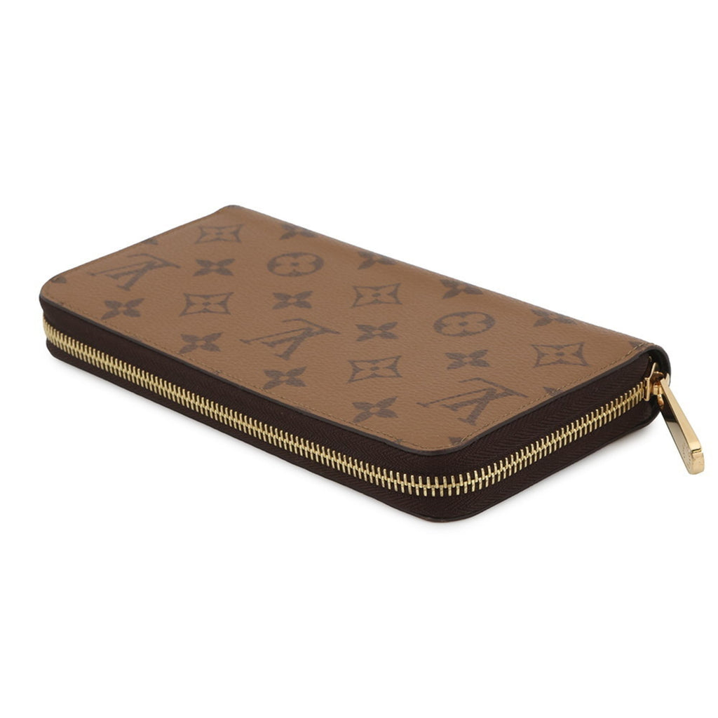 Louis Vuitton Monogram Reverse Black Noir Monogram Reverse Long Wallet (Bi-Fold) (Pre-Owned)