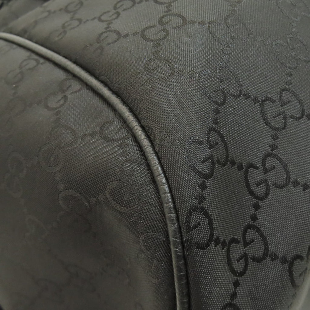 Gucci Black Canvas Backpack (Pre-Owned)