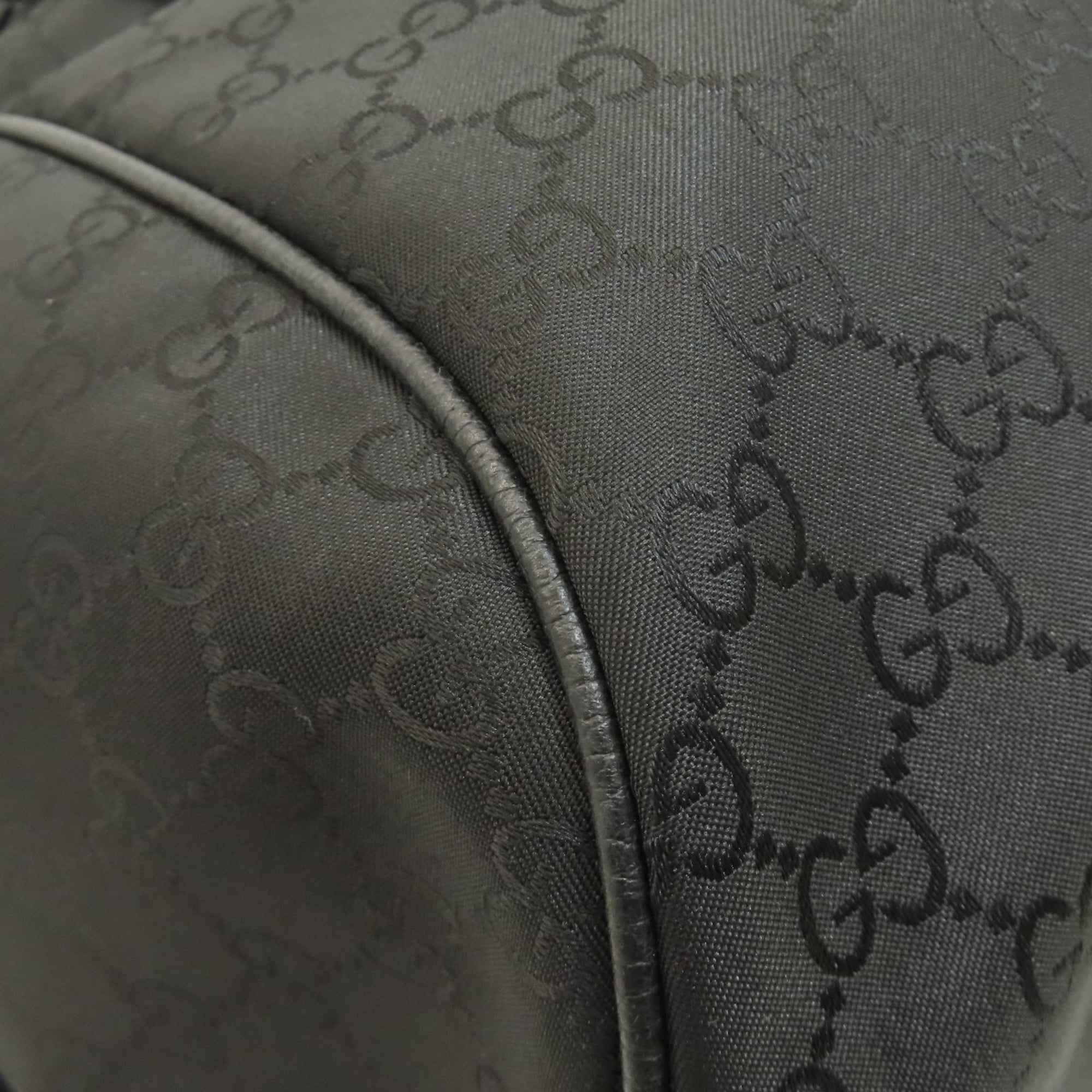 Gucci Black Canvas Backpack (Pre-Owned)