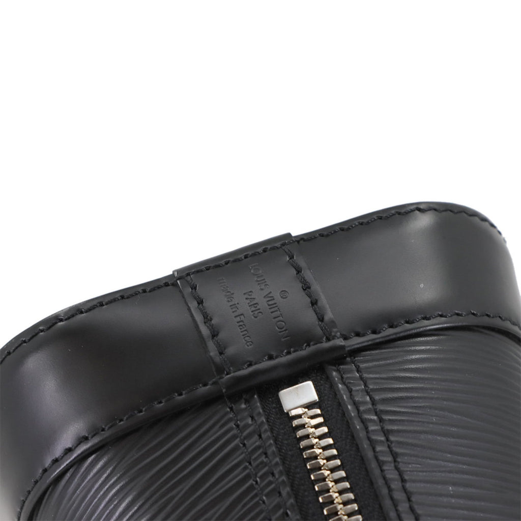Louis Vuitton Noir Epi Leather Handbag Shoulder Bag (Pre-Owned)
