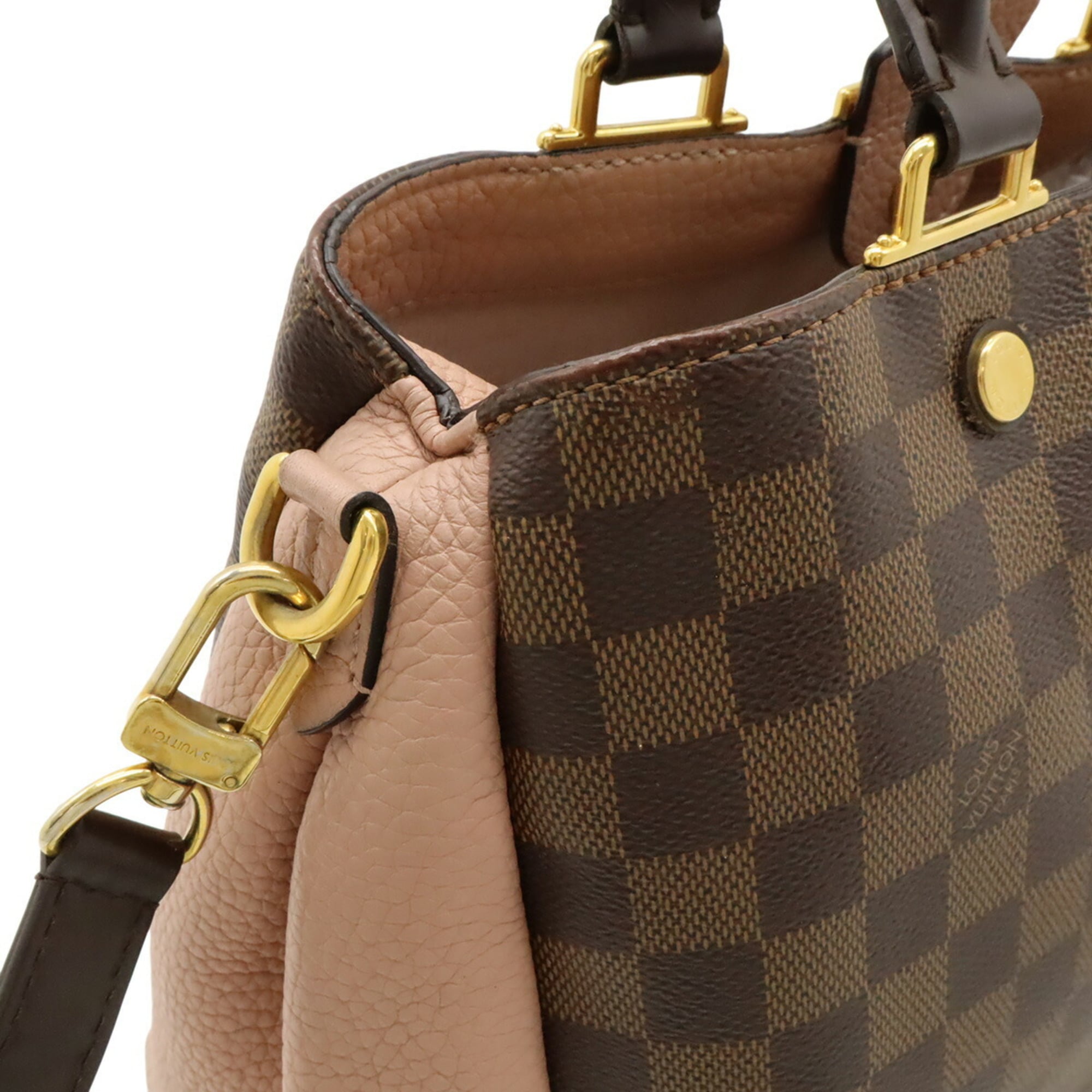 Louis Vuitton Black Magnolia Pvc Leather Handbag Shoulder Bag Tote Bag (Pre-Owned)