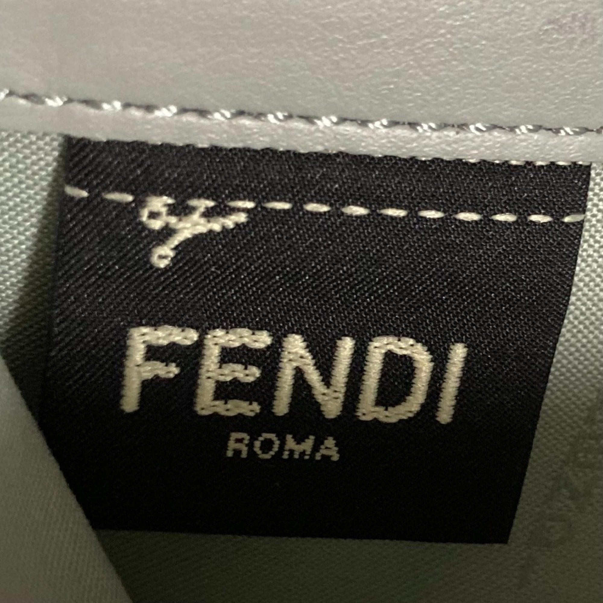 Fendi Light Gray Long Wallet (Bi-Fold) (Pre-Owned)