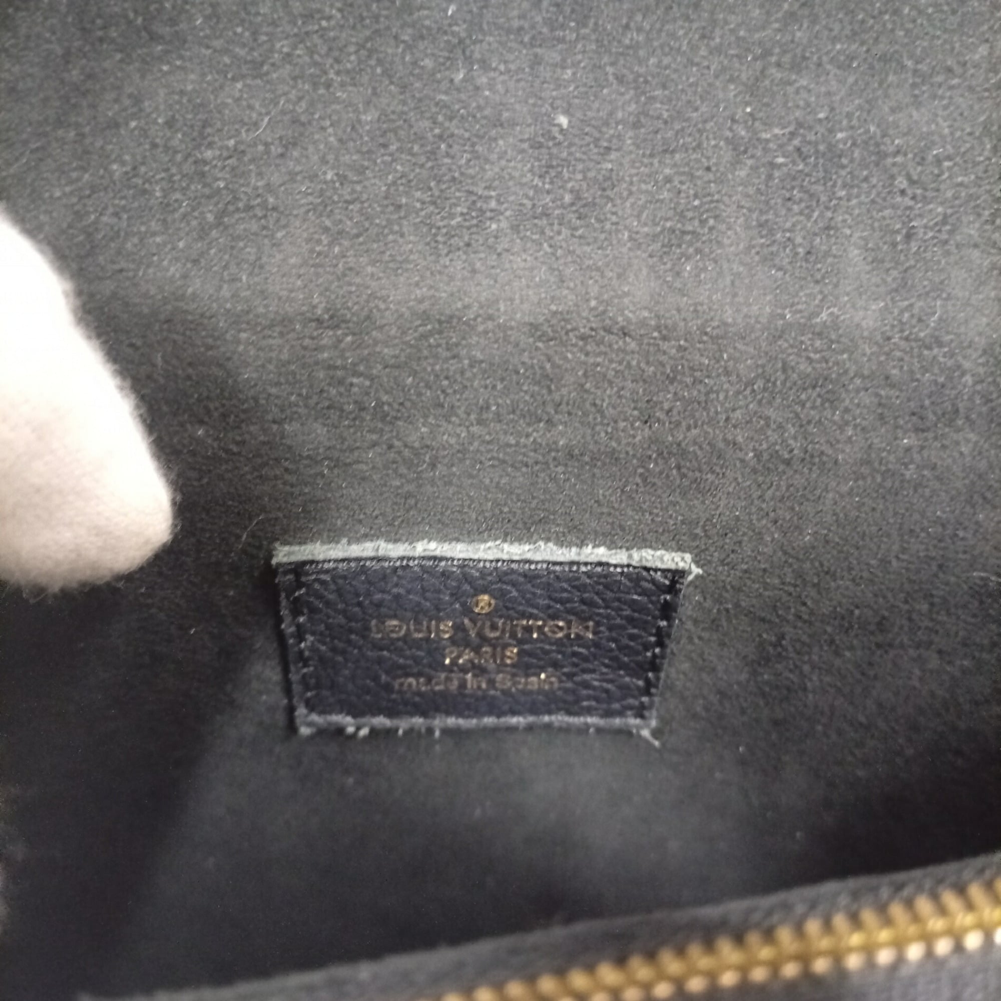 Louis Vuitton Monogram Black Brown Monogram Leather Shoulder Bag (Pre-Owned)