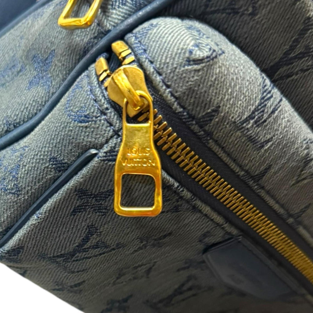 Louis Vuitton Monogram Denim Blue Monogram Denim Sling Bag (Pre-Owned)