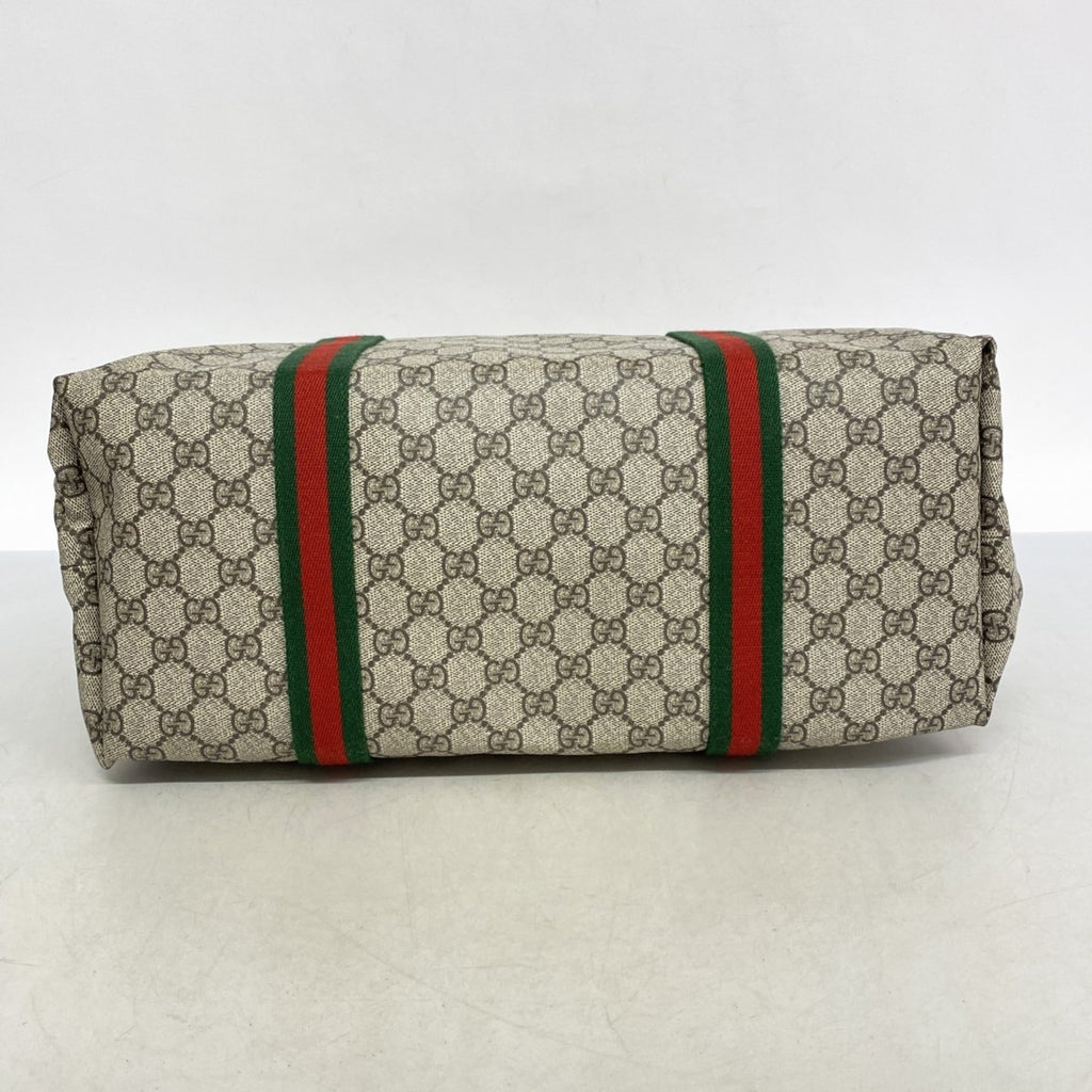 Gucci Brown Pvc Tote Bag (Pre-Owned)