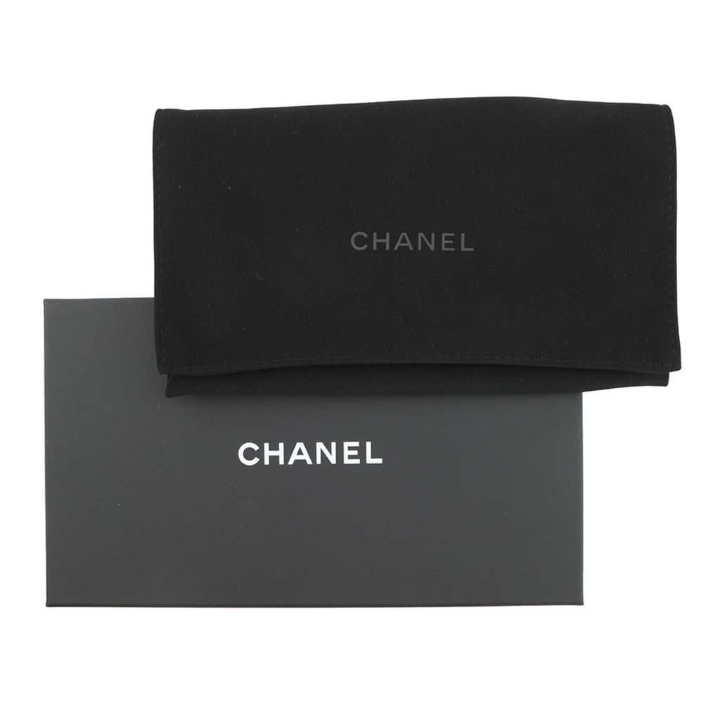 Chanel Matelasse Beige Grained Calfskin Wallet (Tri-Fold) (Pre-Owned)