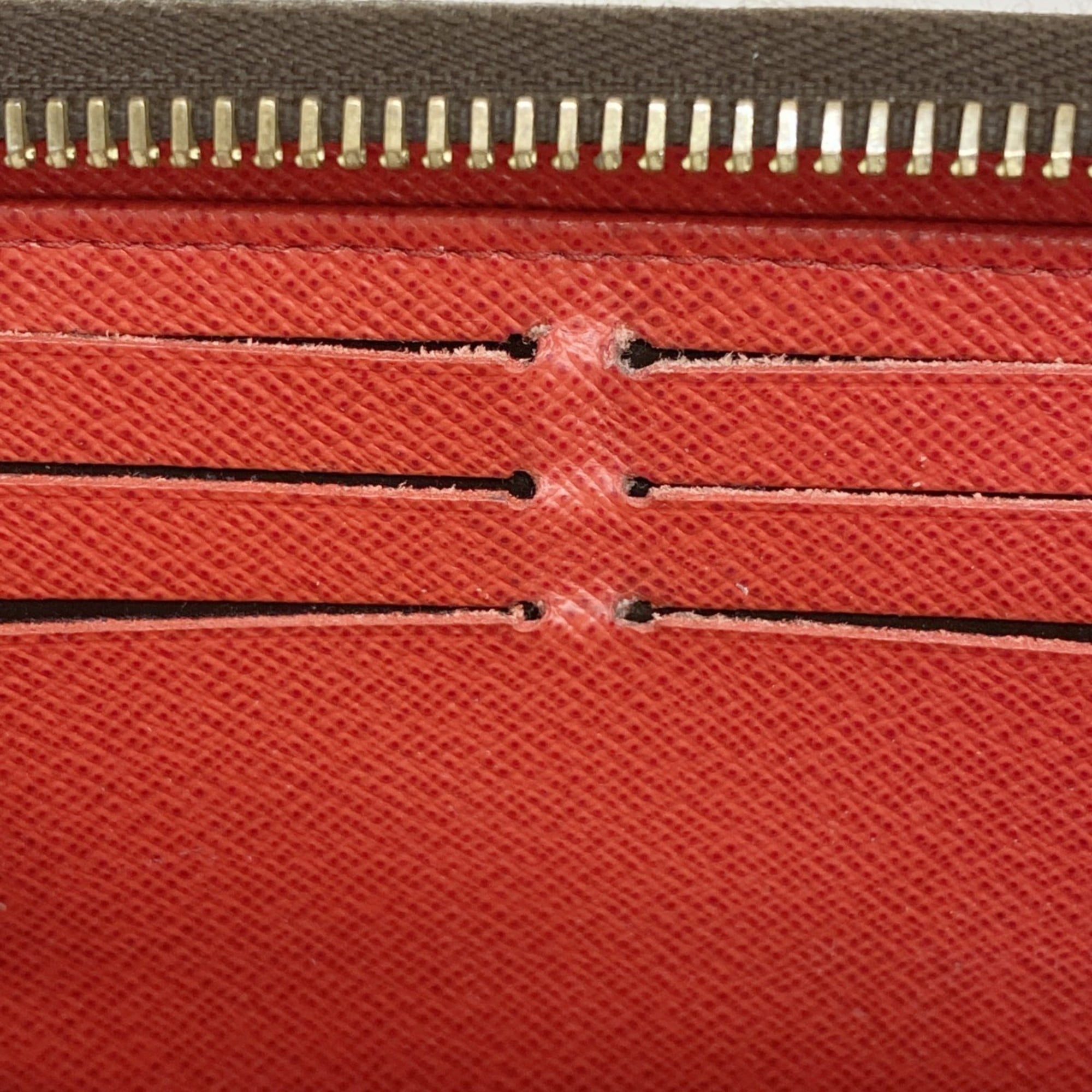 Louis Vuitton Brown Coquelicots Long Wallet (Bi-Fold) (Pre-Owned)