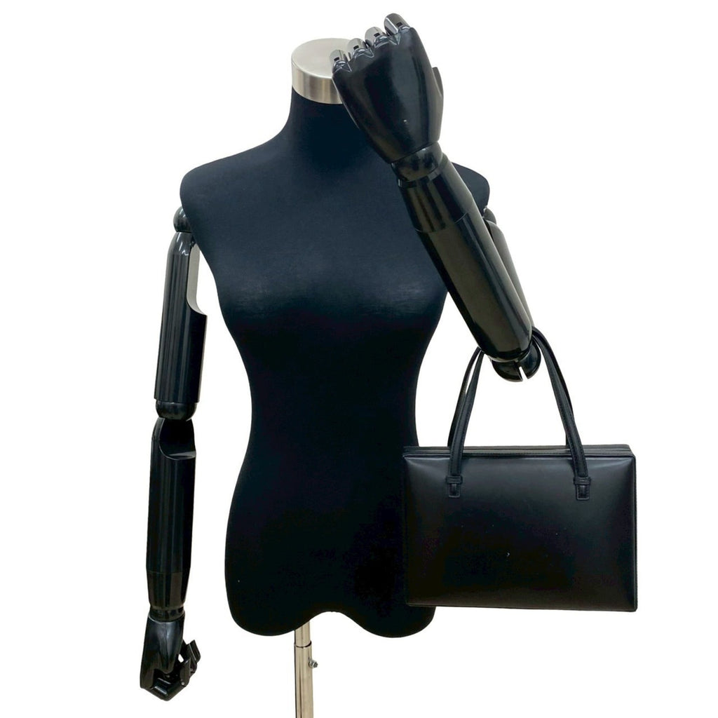 Loewe Black Leather Boston Bag Handbag (Pre-Owned)