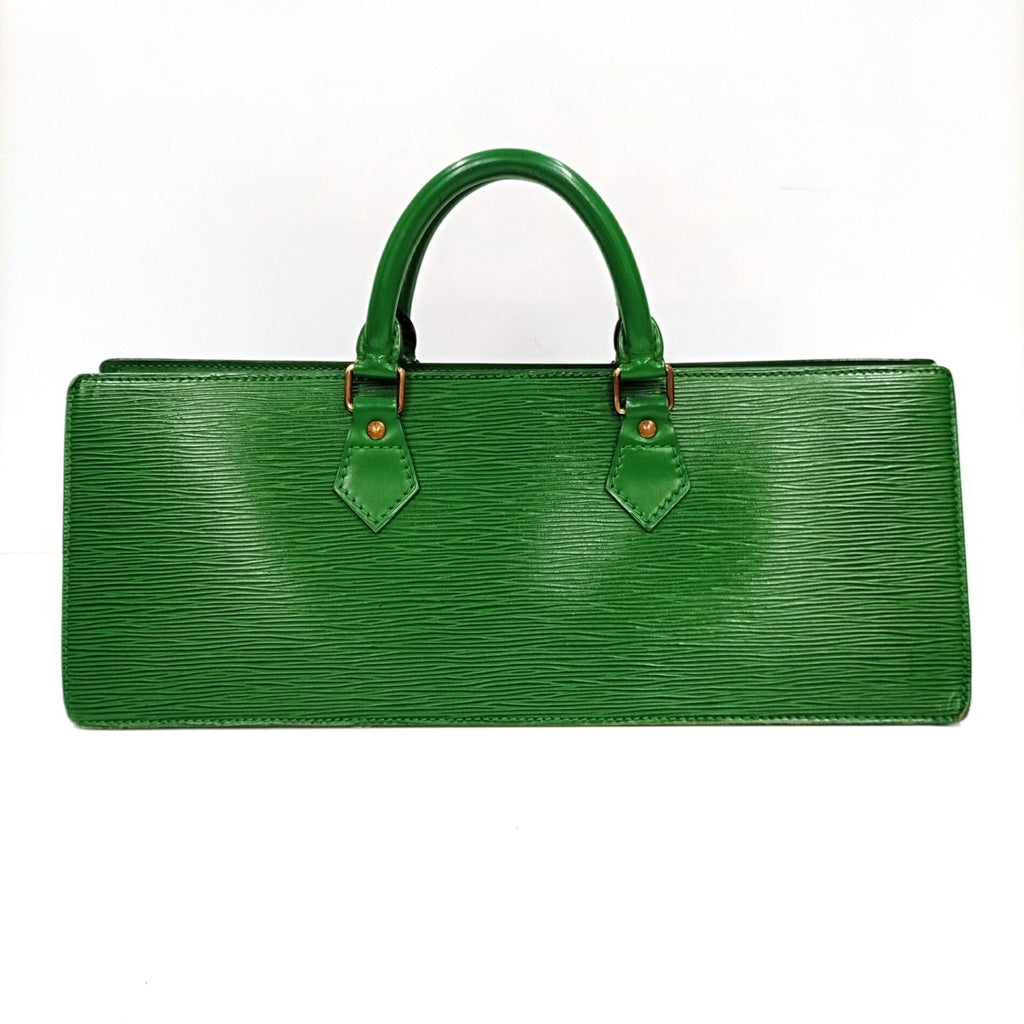 Louis Vuitton Borneo Green Green Epi Leather Handbag (Pre-Owned)