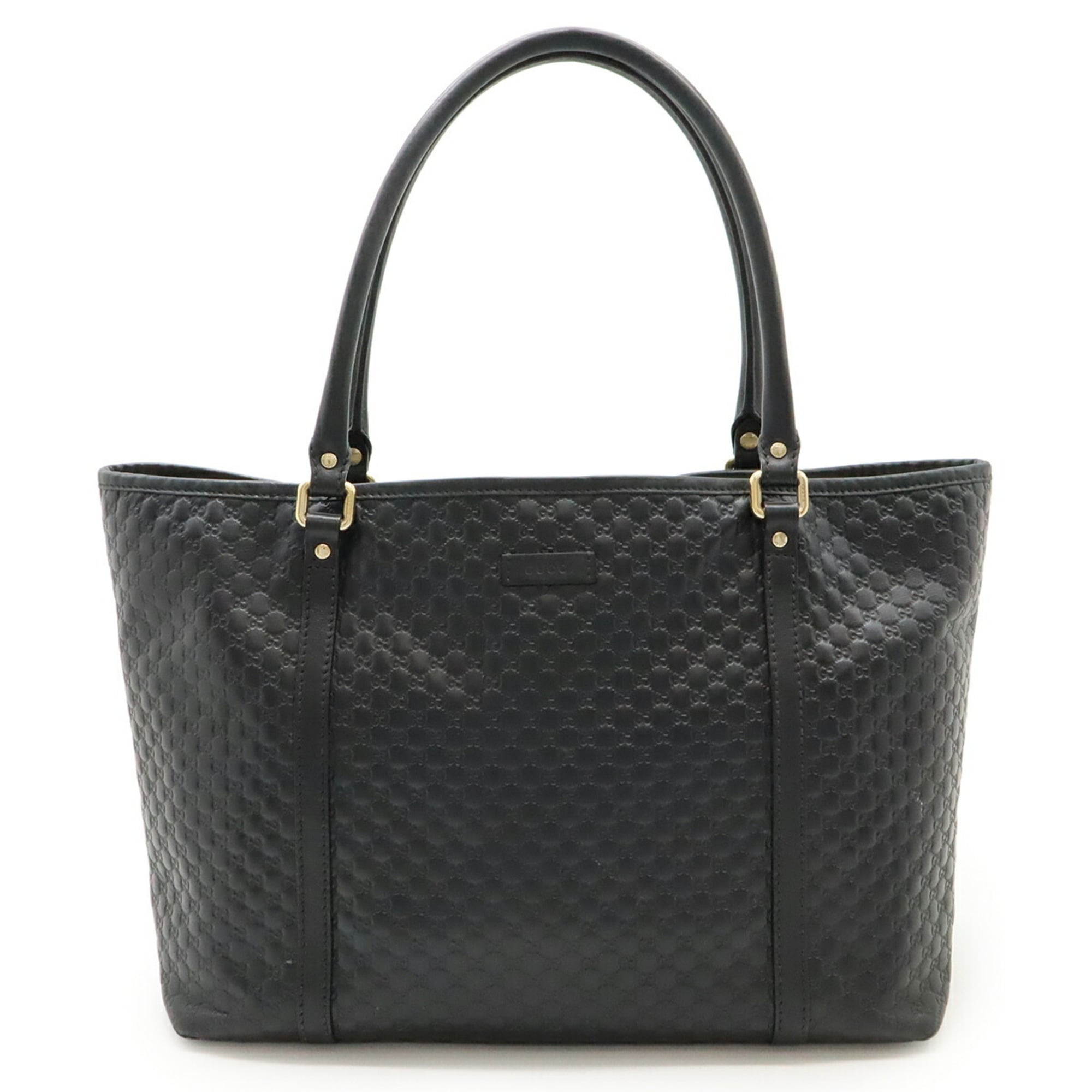 Gucci Microguccissima Black Micro Gg Leather Shoulder Bag Tote Bag (Pre-Owned)