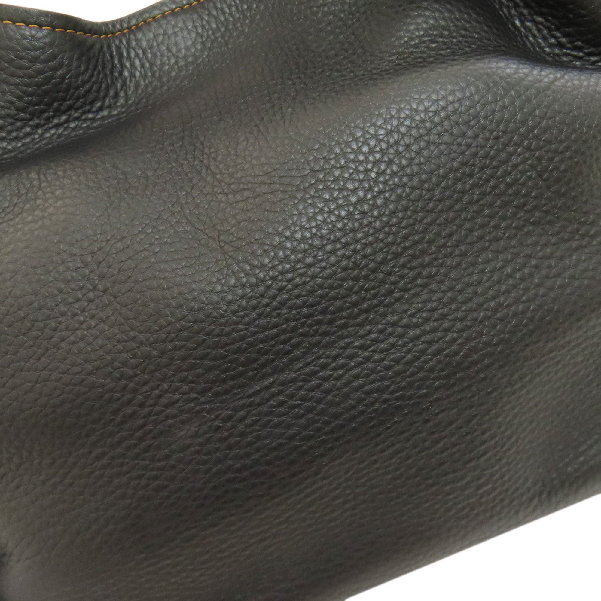 Coach Black Leather Tote Bag (Pre-Owned)