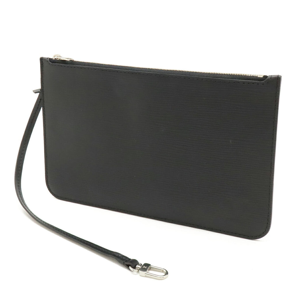 Louis Vuitton Black Noir Epi Leather Pouch Shoulder Bag Tote Bag (Pre-Owned)