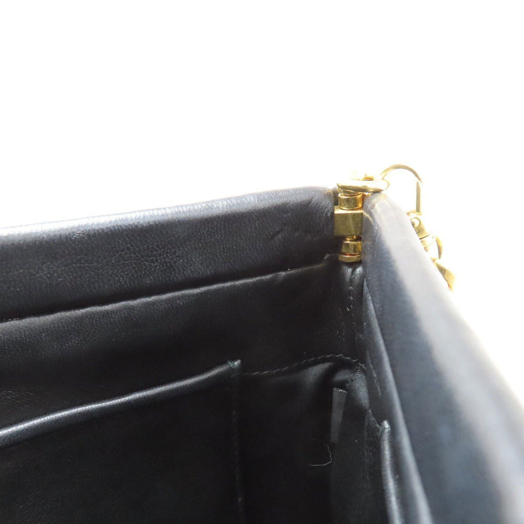 Miu Miu Black Leather Shoulder Bag (Pre-Owned)