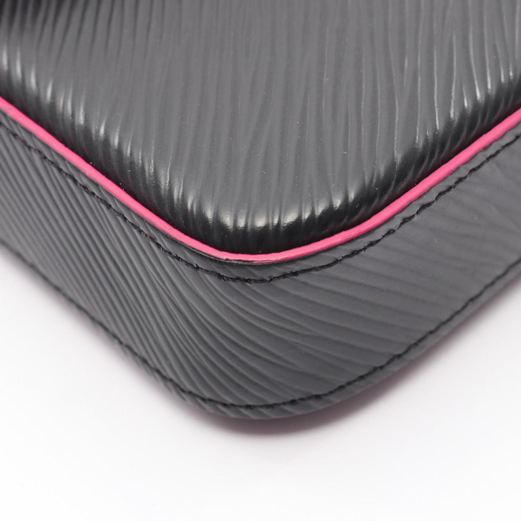 Louis Vuitton Black Hot Pink Noir Pink Leather Shoulder Bag (Pre-Owned)