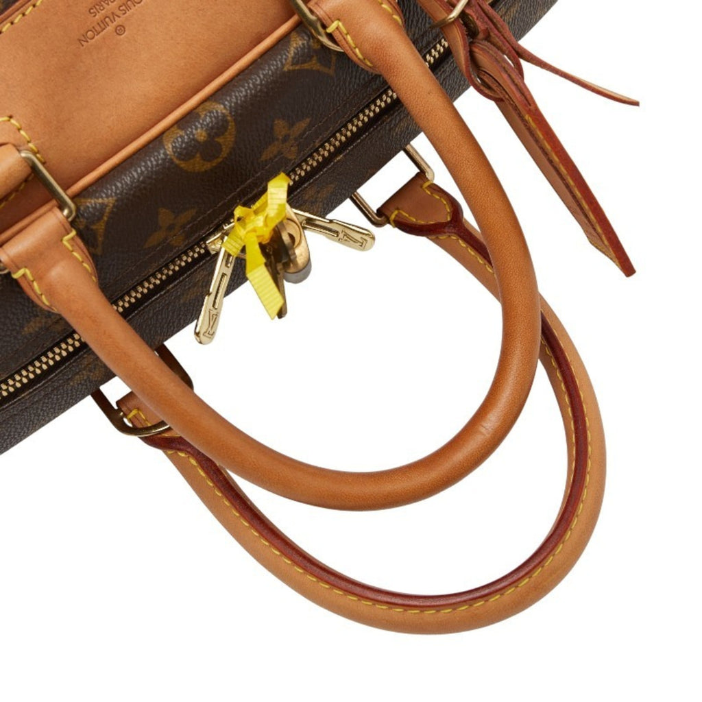 Louis Vuitton Brown Pvc Leather Handbag (Pre-Owned)