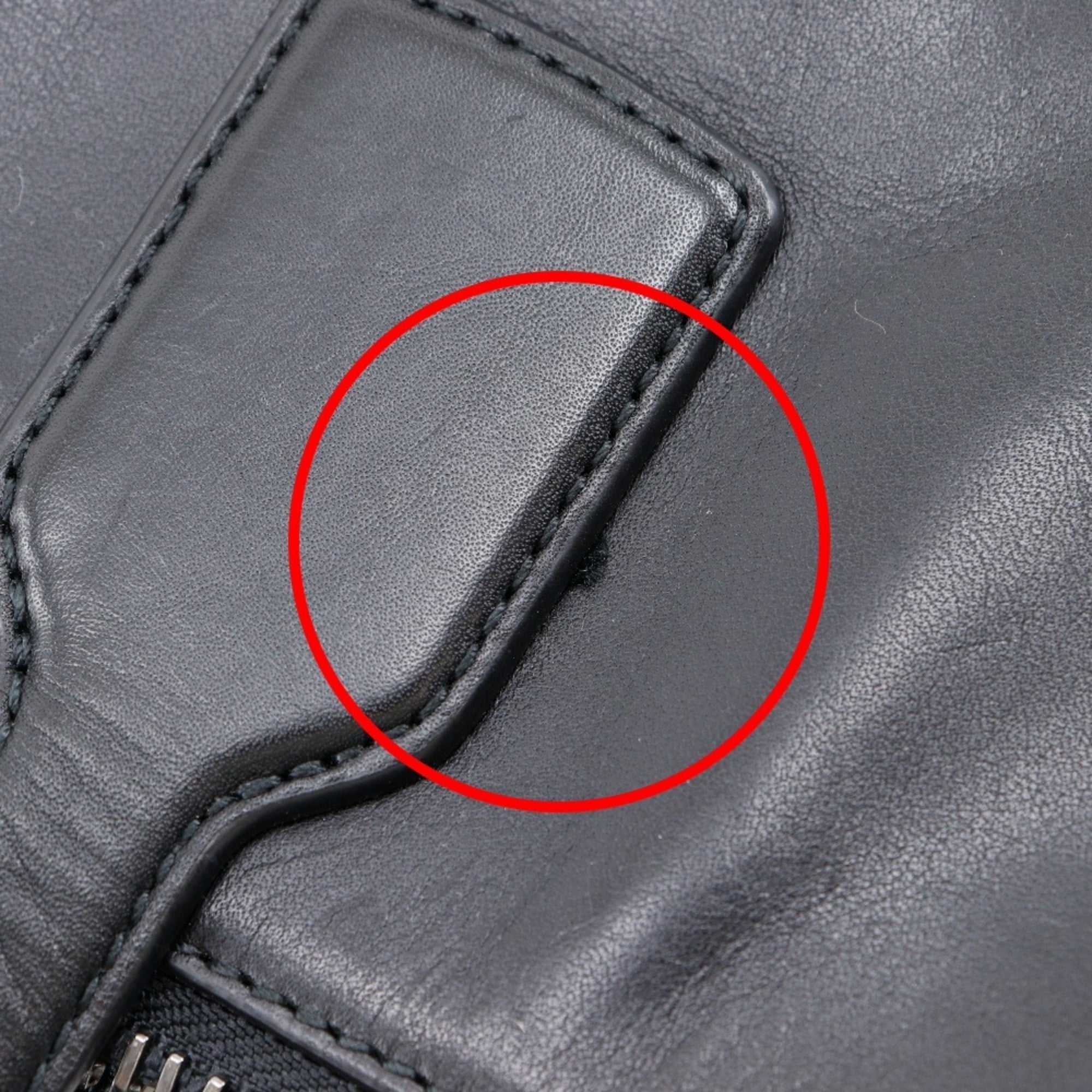 Bally Black Leather Briefcase (Pre-Owned)