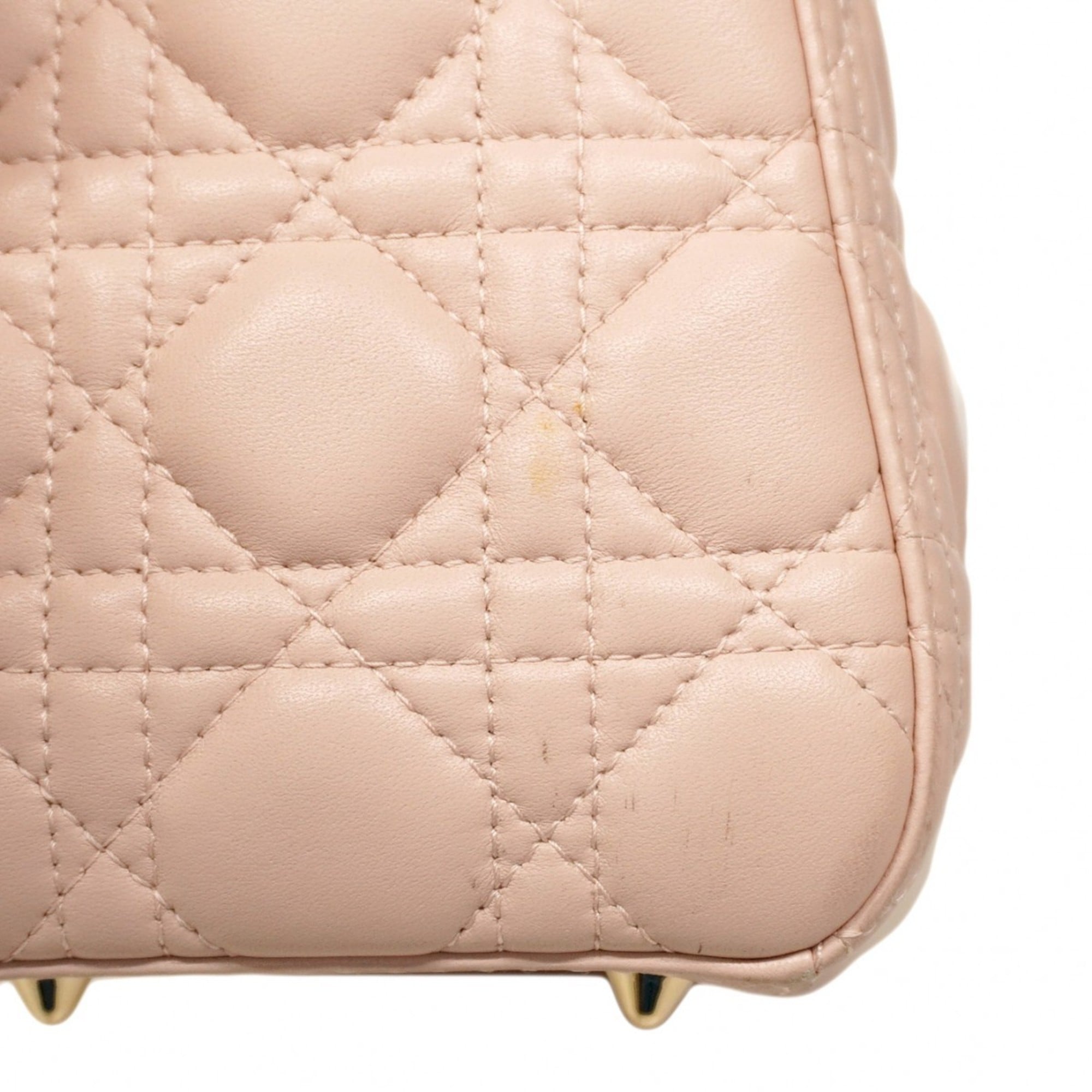 Christian Dior Pink Leather Handbag (Pre-Owned)