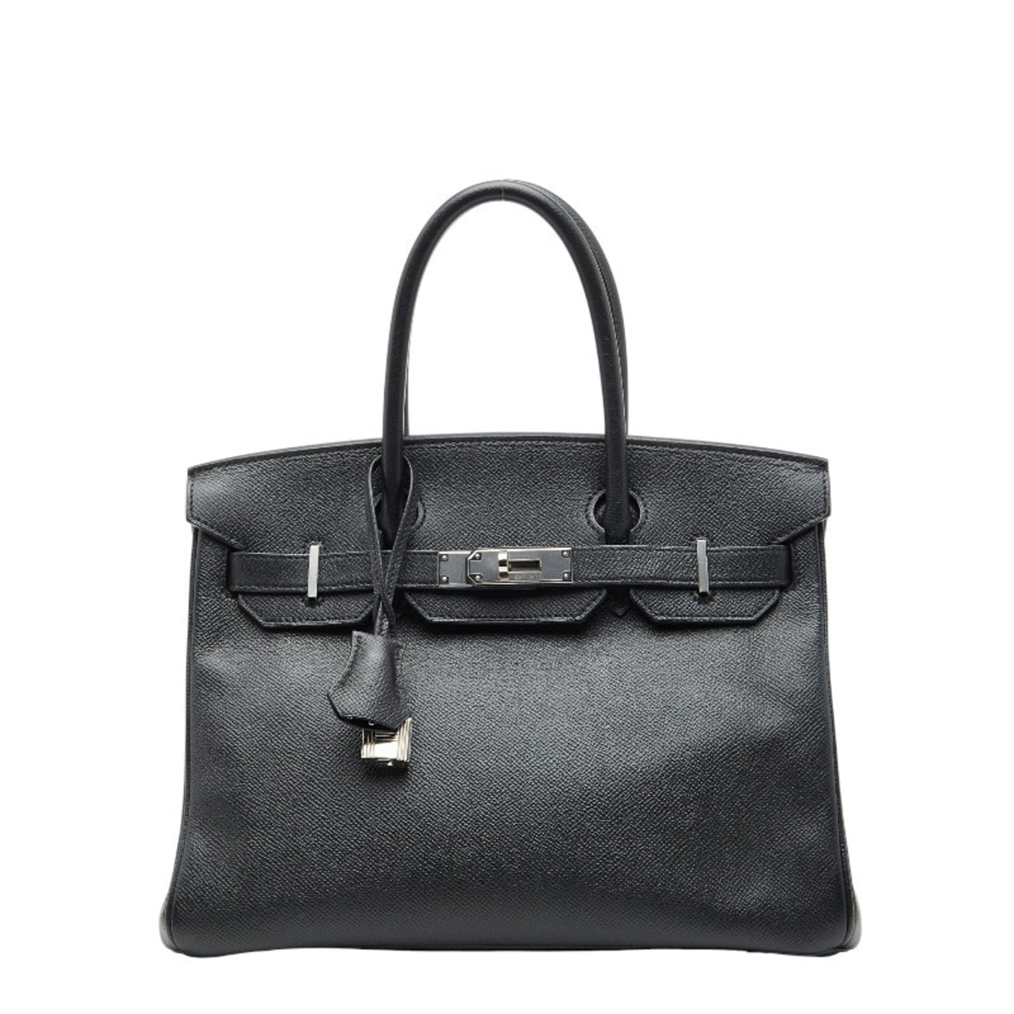Hermes Black Epsom Leather Handbag (Pre-Owned)