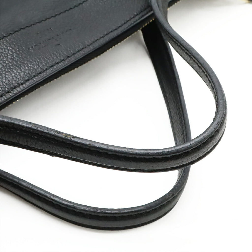 Louis Vuitton Black Noir Monogram Empreinte Handbag Shoulder Bag Tote Bag (Pre-Owned)