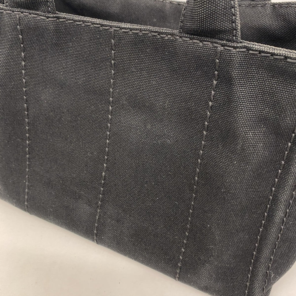 Prada Black Canvas Tote Bag (Pre-Owned)