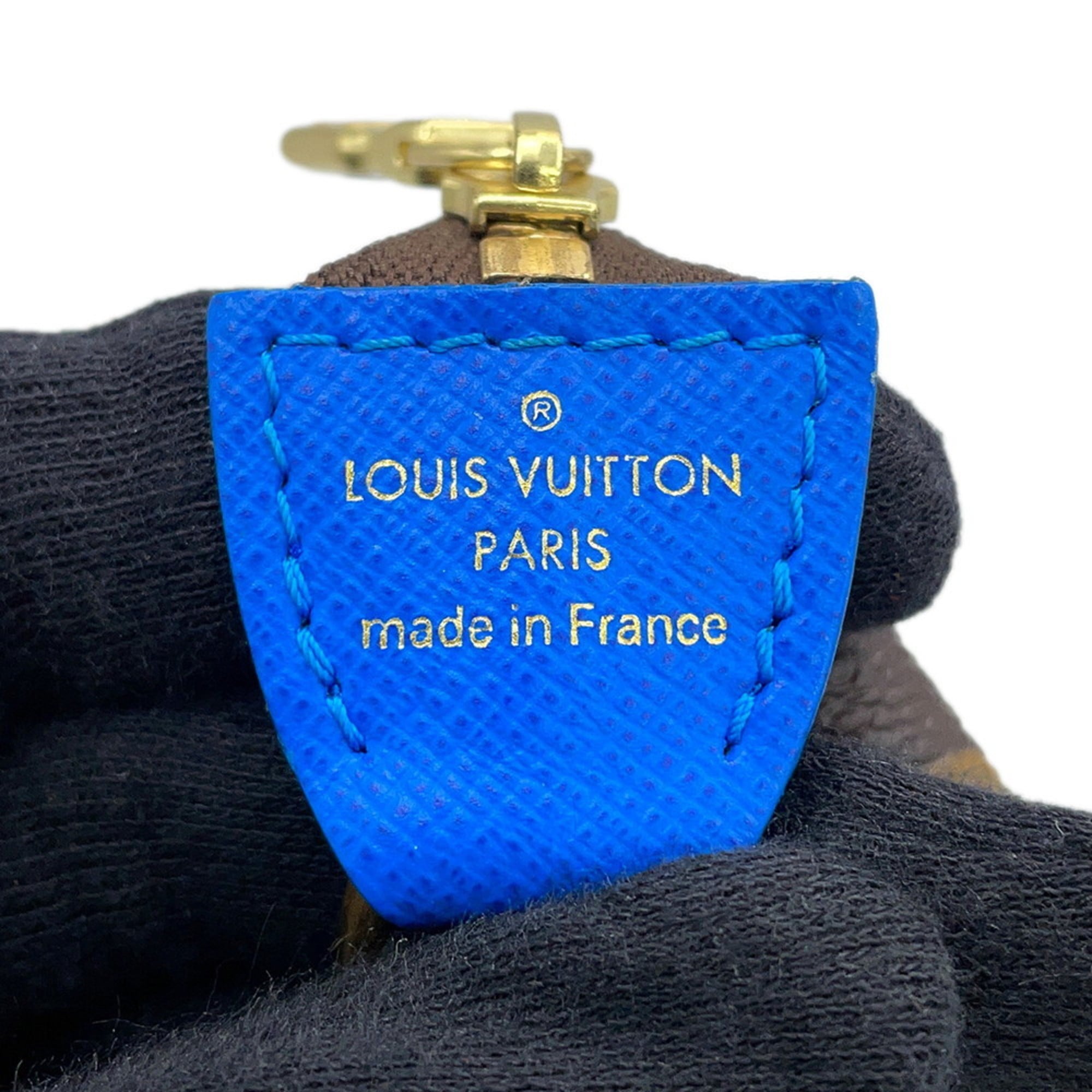 Louis Vuitton Monogram Blue Monogram Pochette Pouch (Pre-Owned)