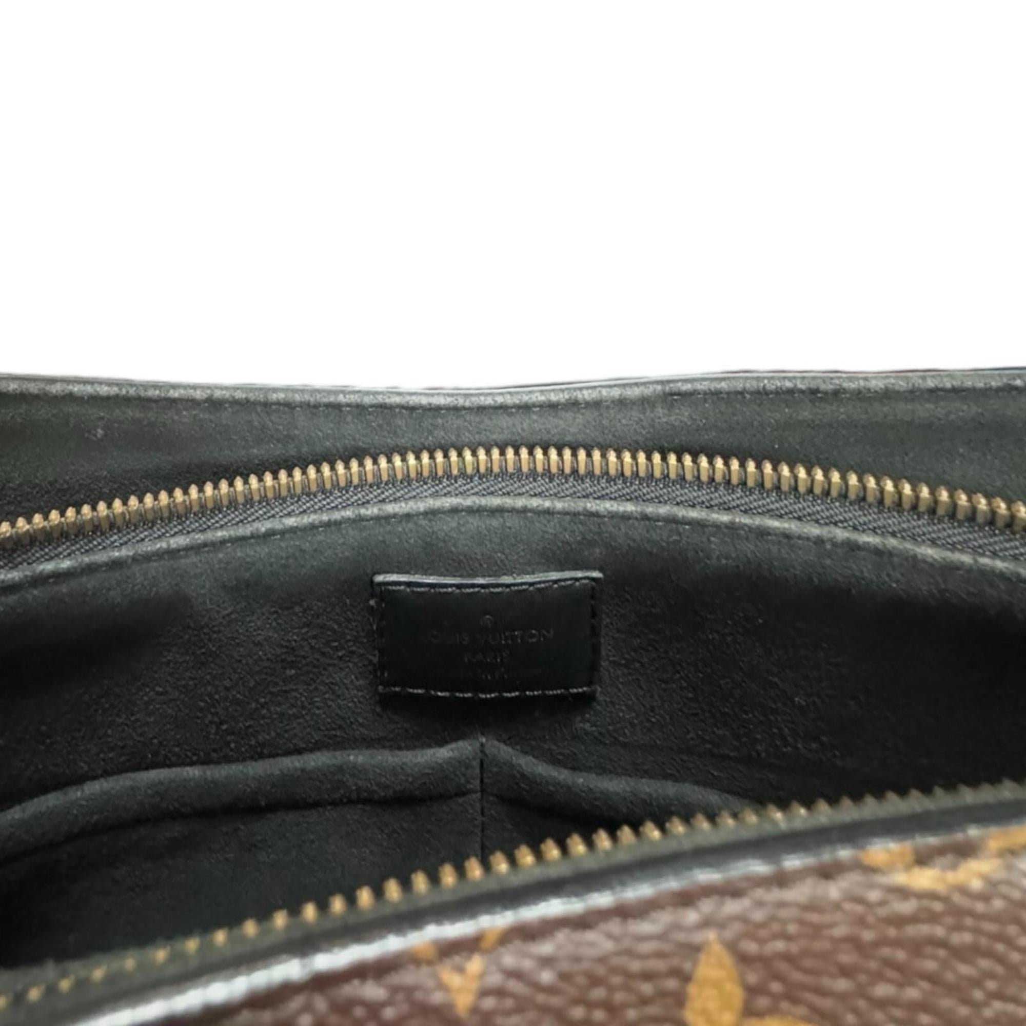 Louis Vuitton Monogram Black Brown Monogram Monogram Shoulder Bag (Pre-Owned)
