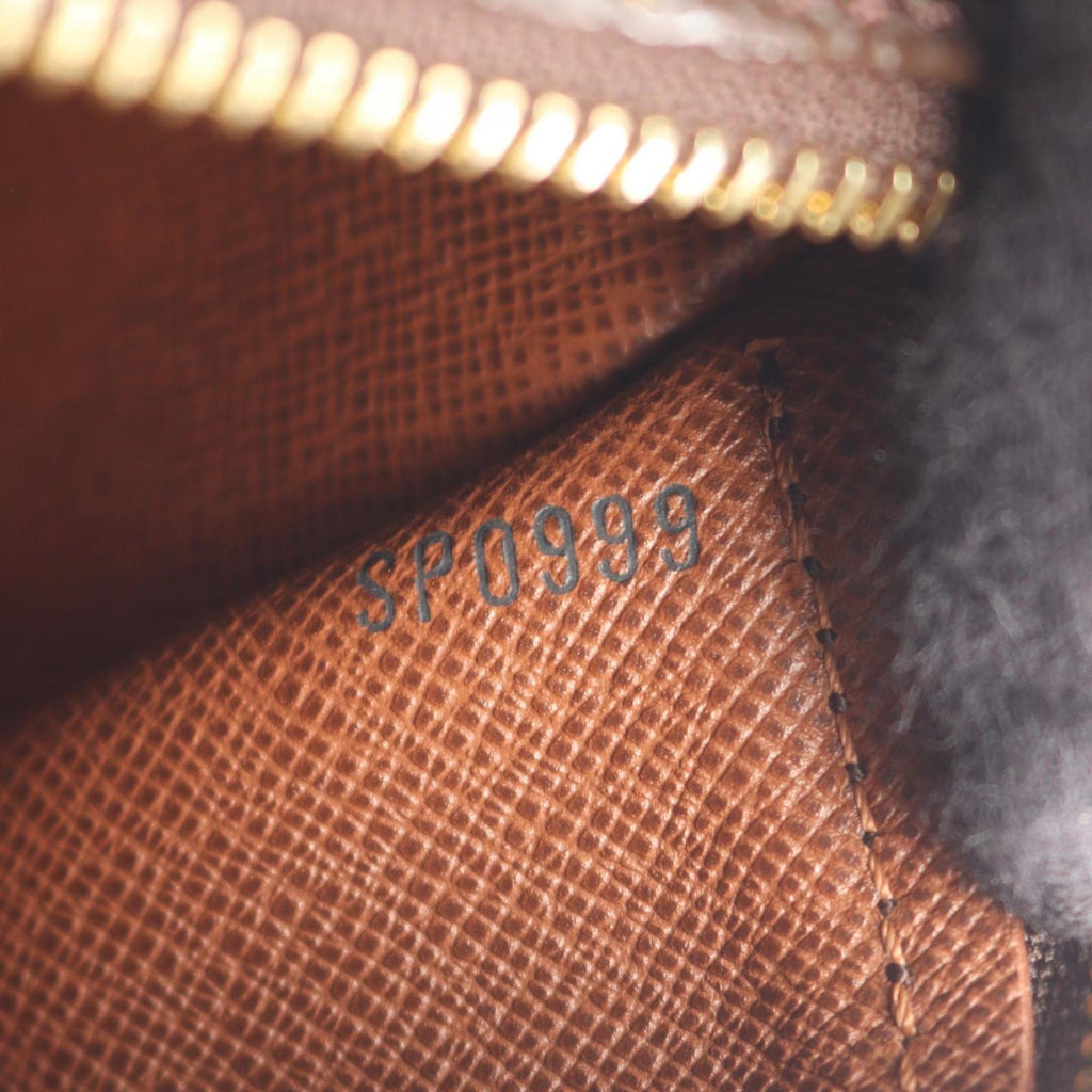 Louis Vuitton Brown Monogram Coated Canvas Leather Handbag (Pre-Owned)